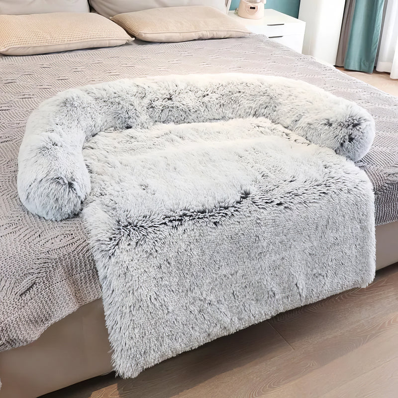 Calming Dog Bed & Sofa Protector - Big Cart Sky