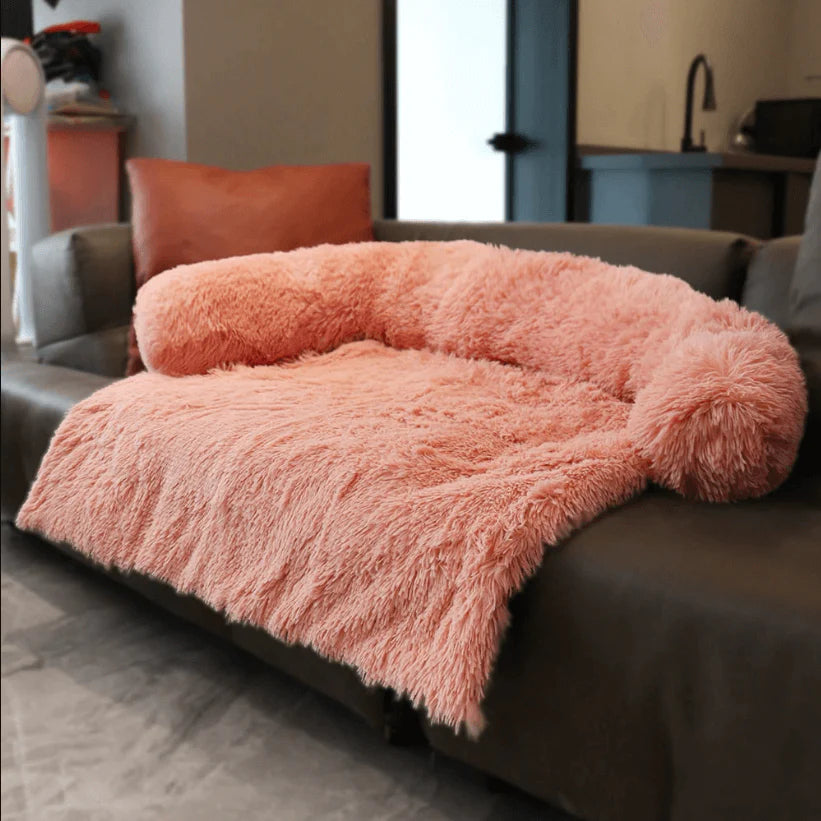 Calming Dog Bed & Sofa Protector - Big Cart Sky