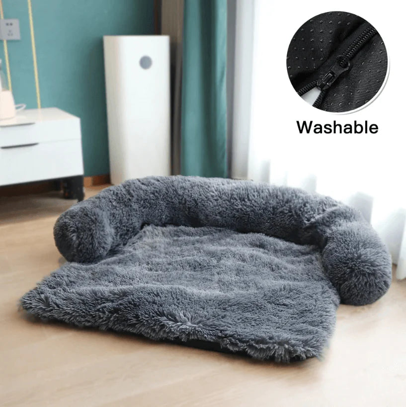 Calming Dog Bed & Sofa Protector - Big Cart Sky