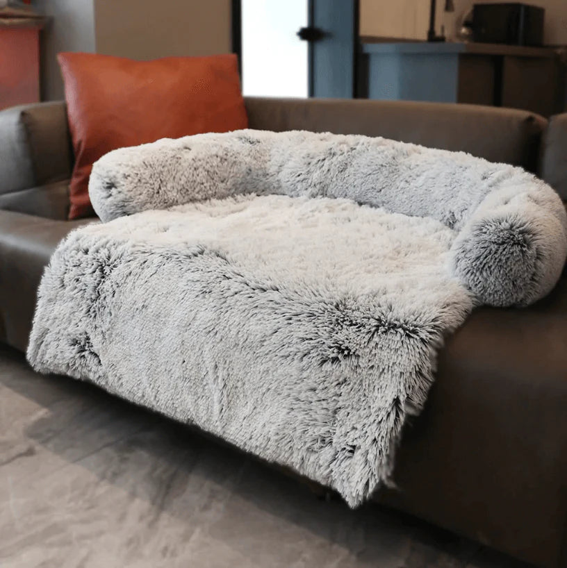 Calming Dog Bed & Sofa Protector - Big Cart Sky