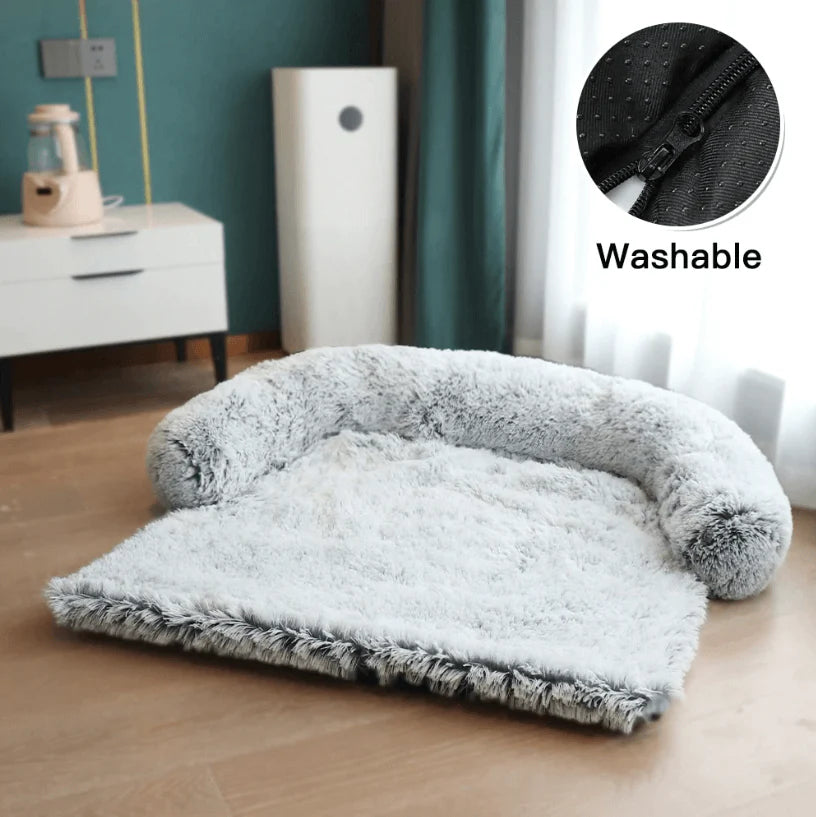 Calming Dog Bed & Sofa Protector - Big Cart Sky