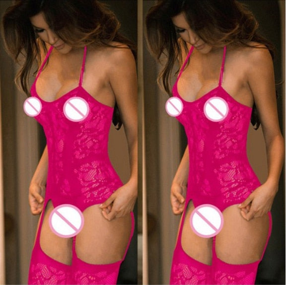 Lingerie Erotic Mesh Fishnet Bodystockings - Big Cart Sky