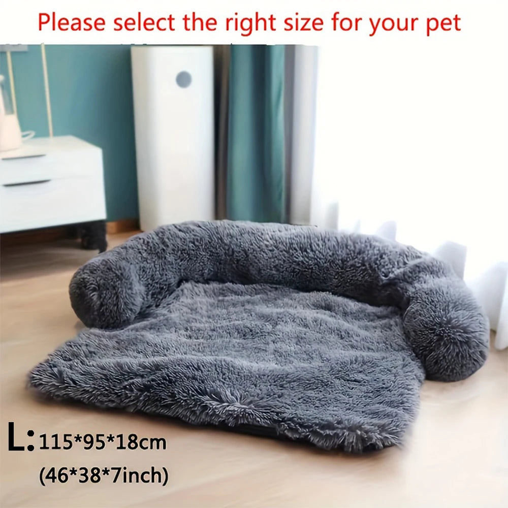 Calming Dog Bed & Sofa Protector - Big Cart Sky