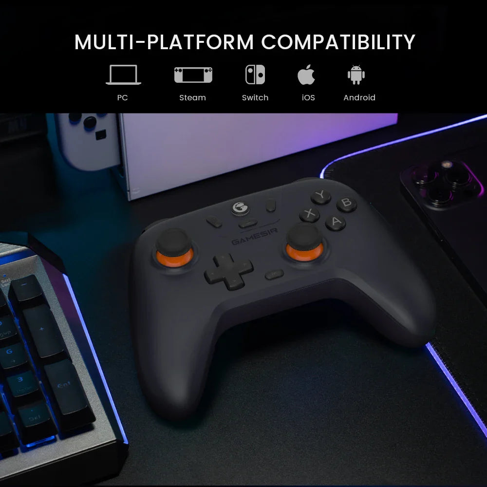 GameSir T4 Nova Lite Wireless Switch Controller Gamepad for Nintendo Switch PC Steam iPhone & Android - Big Cart Sky