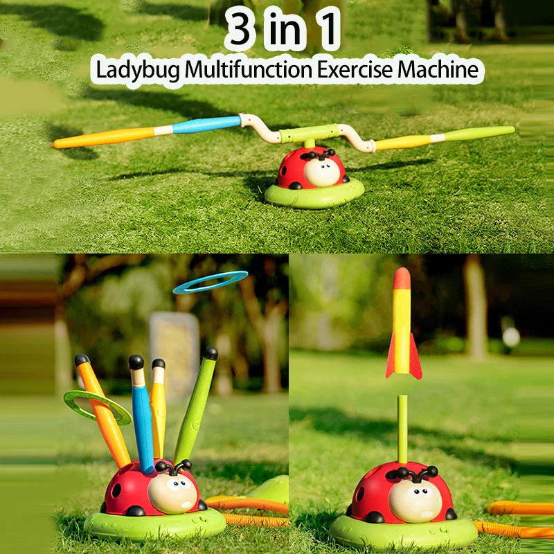 3-in-1 Ladybug Sports & Entertainment Game Toy - Big Cart Sky