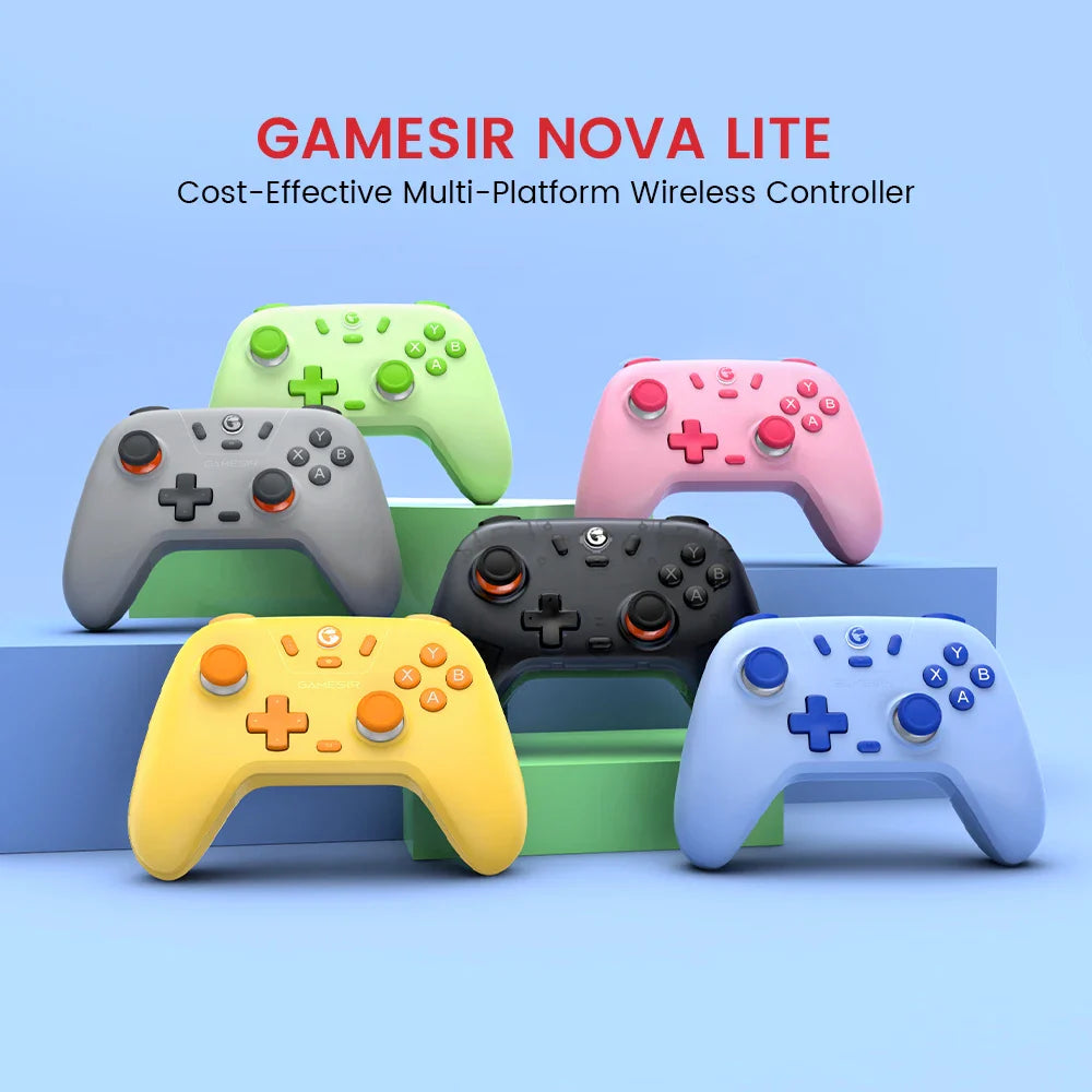 GameSir T4 Nova Lite Wireless Switch Controller Gamepad for Nintendo Switch PC Steam iPhone & Android - Big Cart Sky