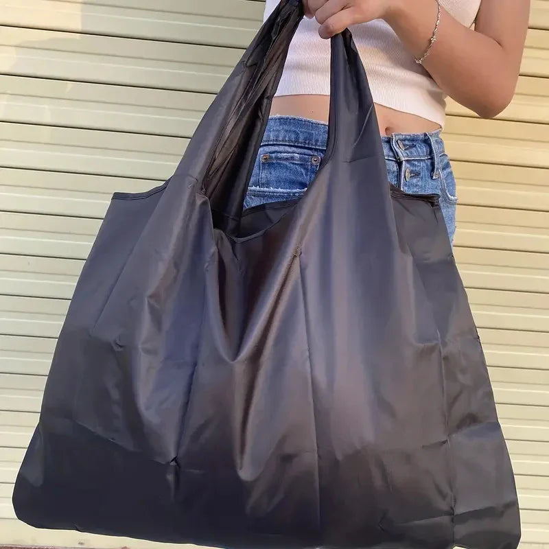 Eco-Friendly Handbag Tote With Large Waterproof Storage For Grocery Hauls - Big Cart Sky