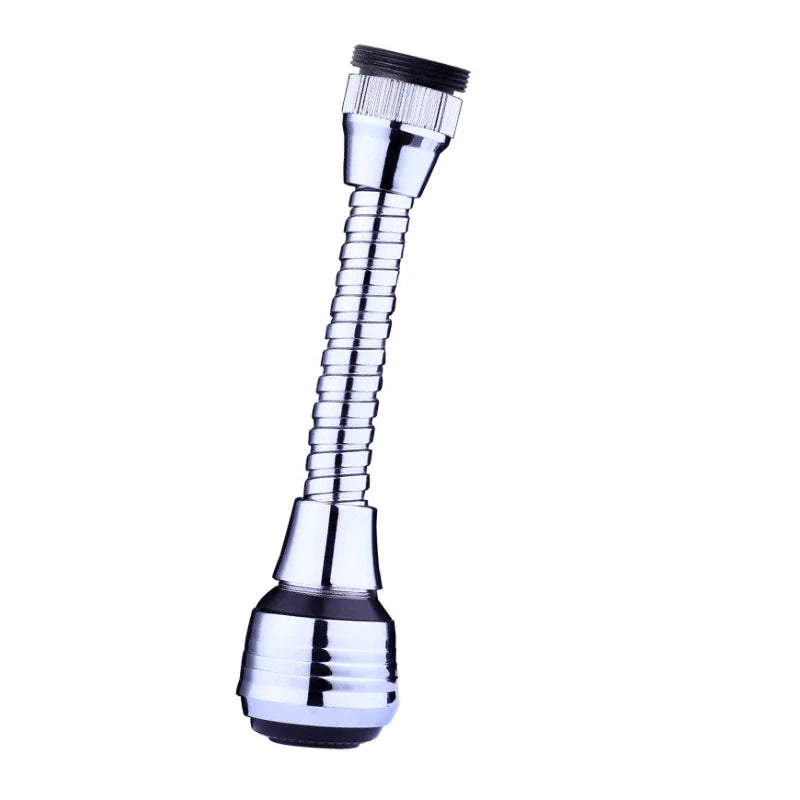 Kitchen Stainless Steel Faucet Sprinkler Water-saving Device Lengthening Rotating Splash Proof Sprinkler Spray Extender Bubbler - Big Cart Sky