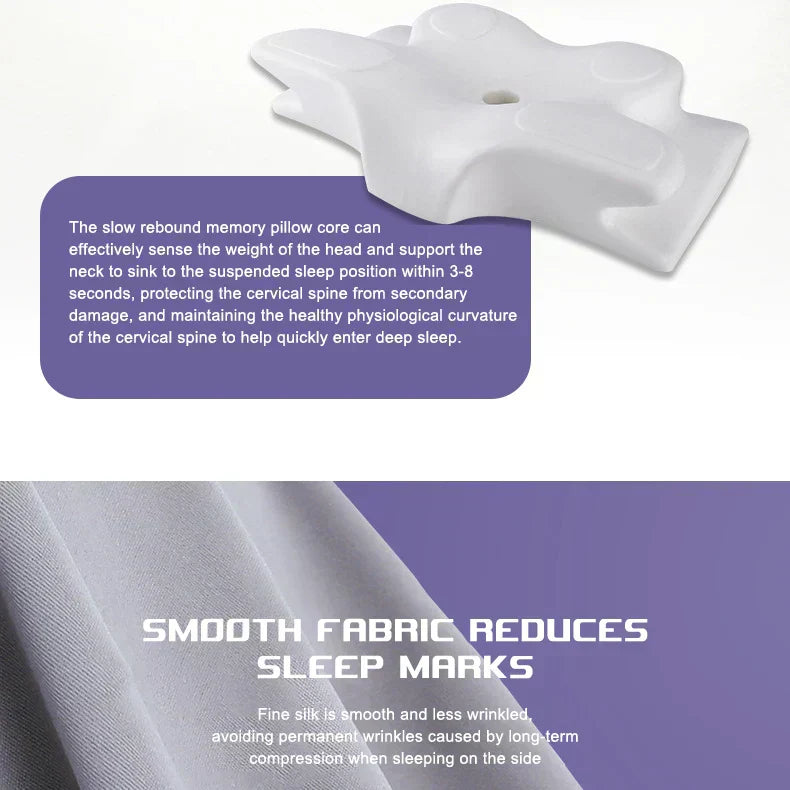 Butterfly Shape Memory Foam Pillow - Big Cart Sky