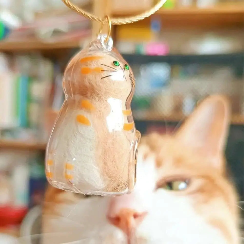 Purr-fect Fur Keepsake – Adorable Charm to Treasure Your Cat’s Fluff! - Big Cart Sky