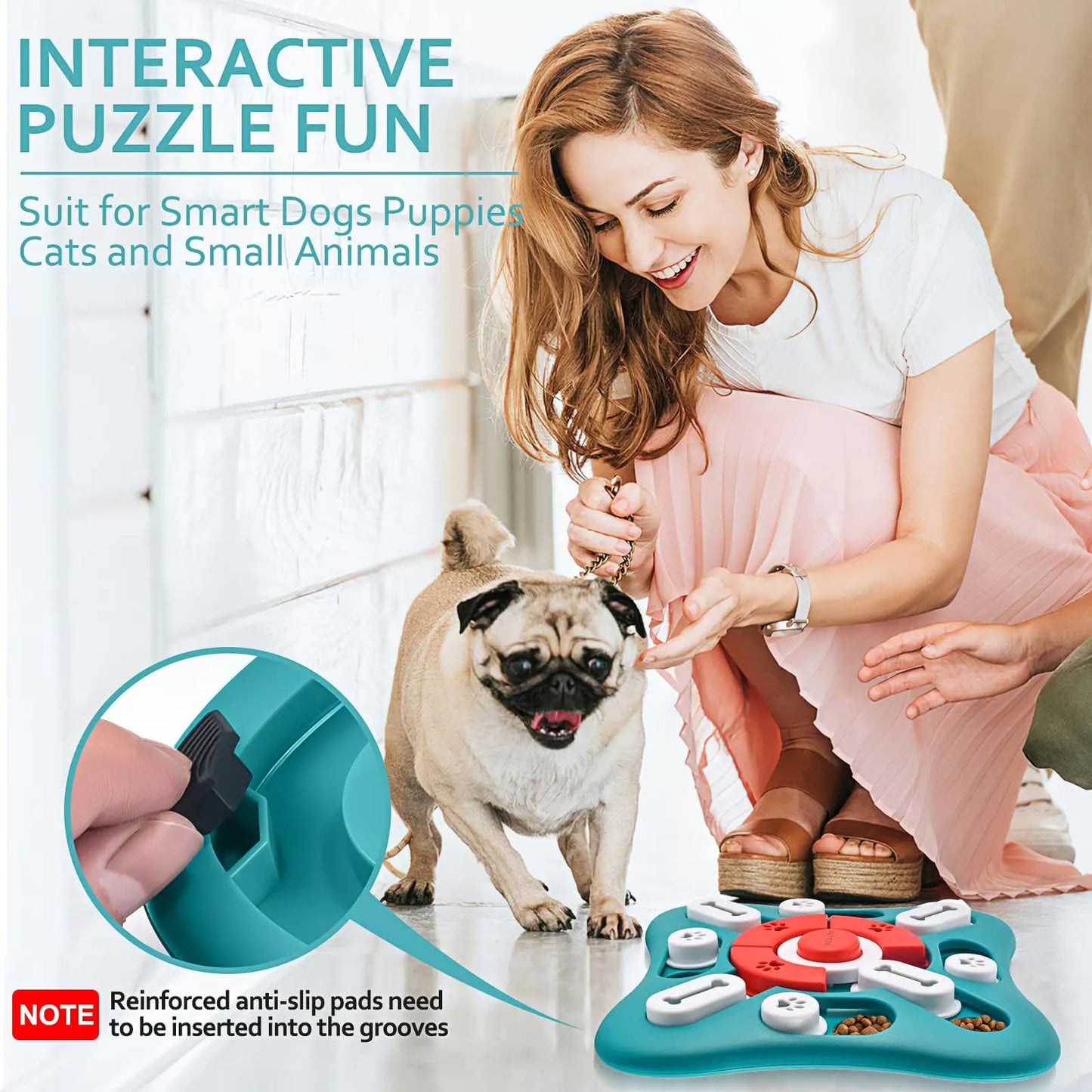 Treat-Dispensing Dog Game – Mental Stimulation & Fun! - Big Cart Sky