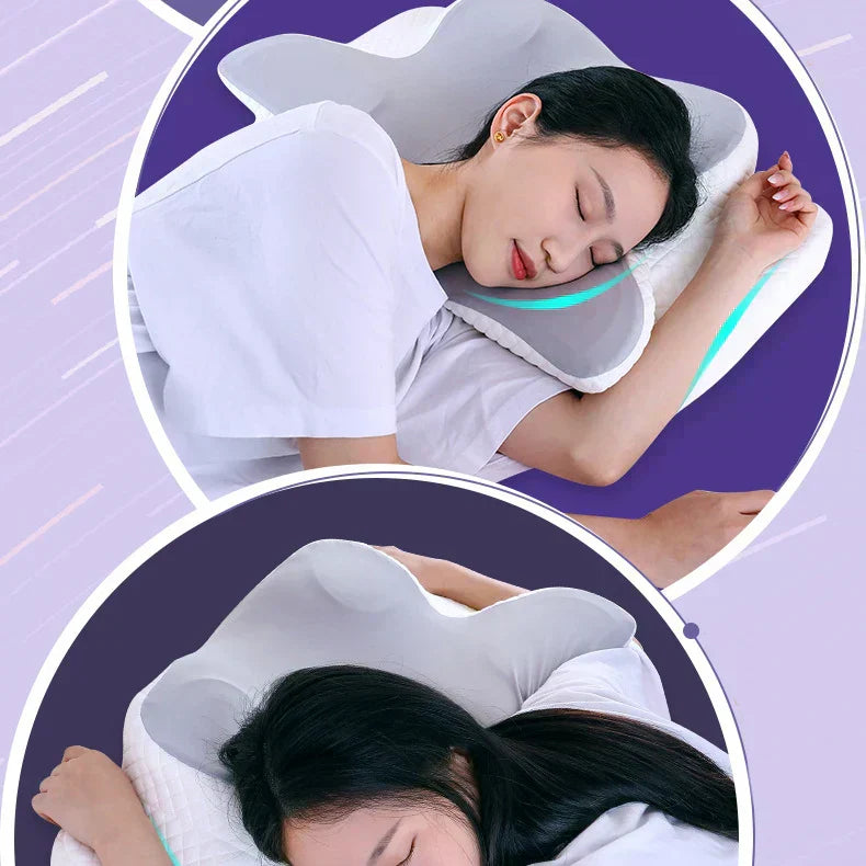 Butterfly Shape Memory Foam Pillow - Big Cart Sky