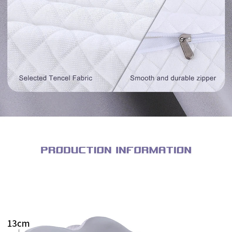 Butterfly Shape Memory Foam Pillow - Big Cart Sky