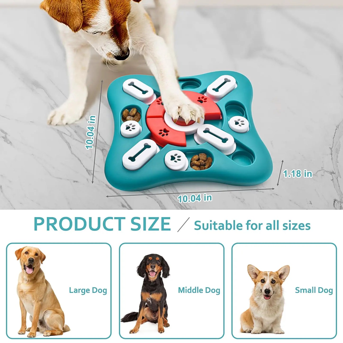 Treat-Dispensing Dog Game – Mental Stimulation & Fun! - Big Cart Sky