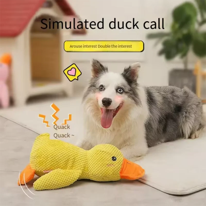 Cuddly Duck Dog Toy