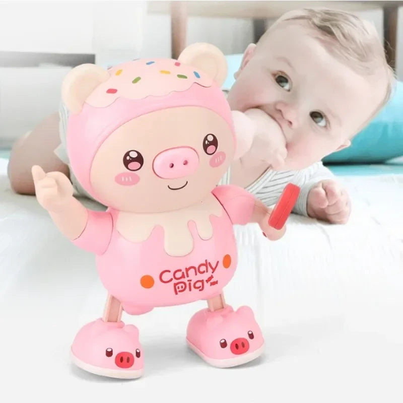 Dancing Light-Up Pig Toy