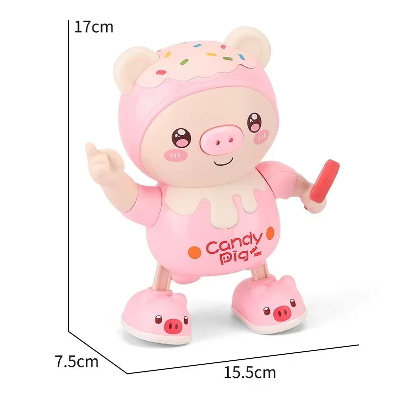 Dancing Light-Up Pig Toy