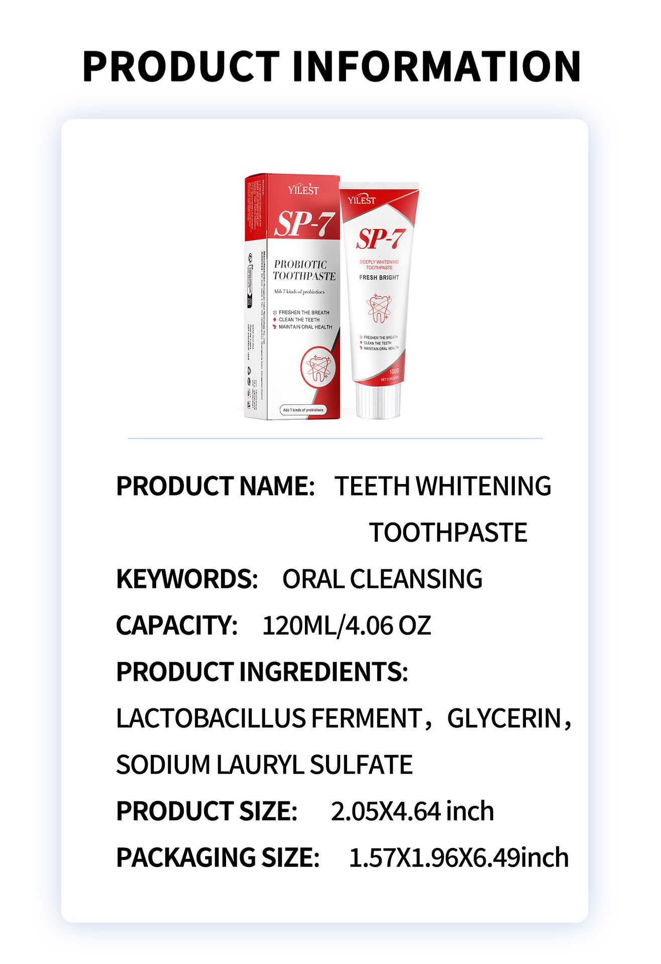 Bright Smile Pro Toothpaste