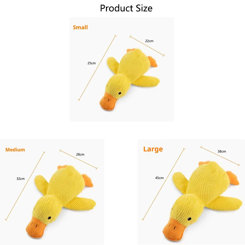 Cuddly Duck Dog Toy
