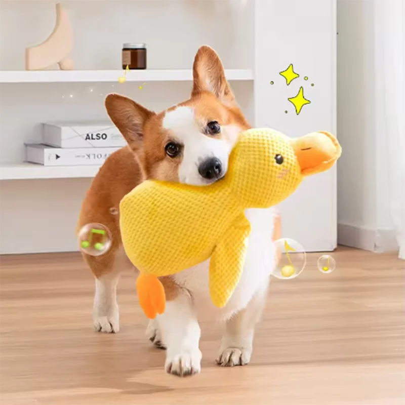 Cuddly Duck Dog Toy