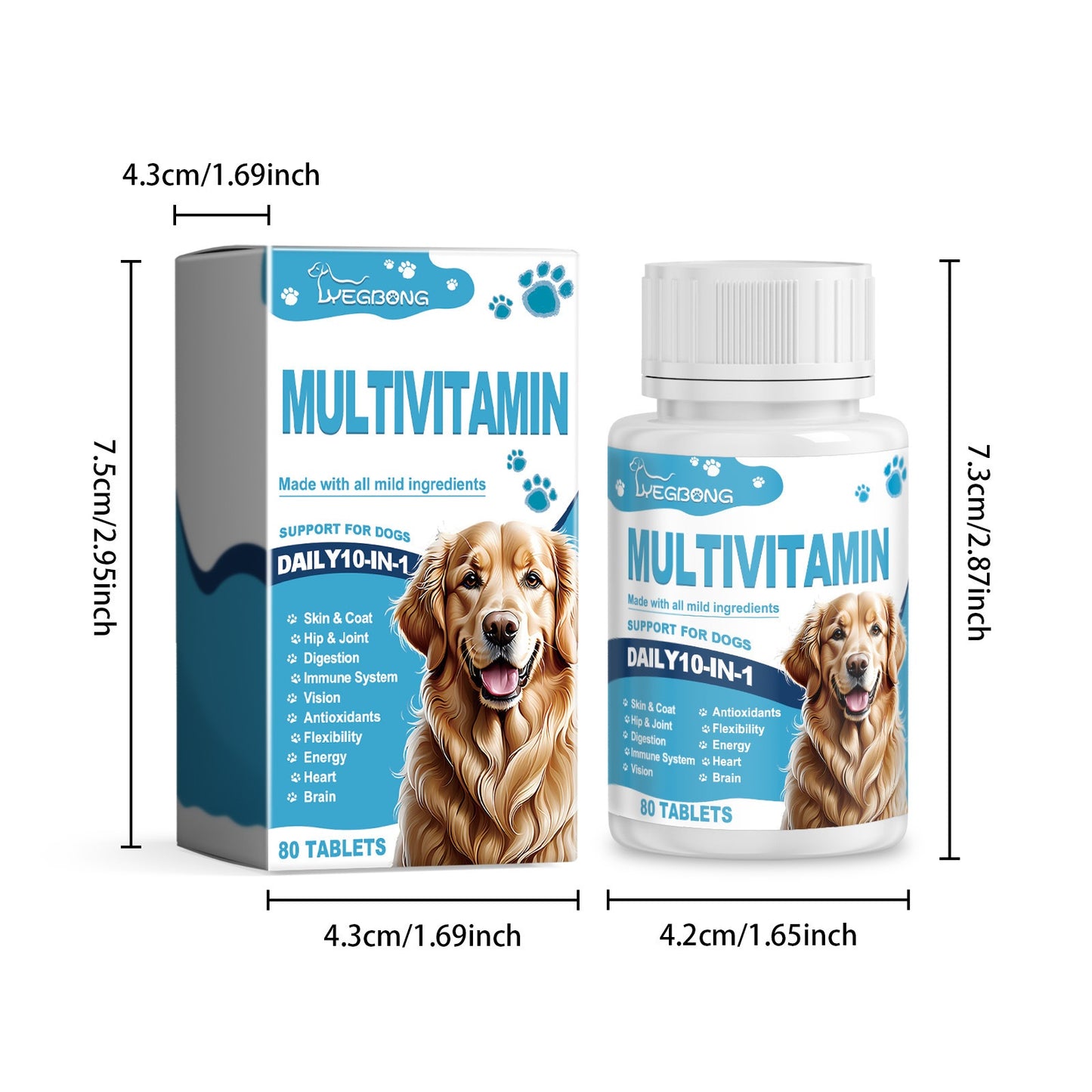 Yegbong Pet Multivitamin Tablets