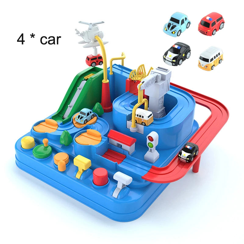 Adventure Track Car Set