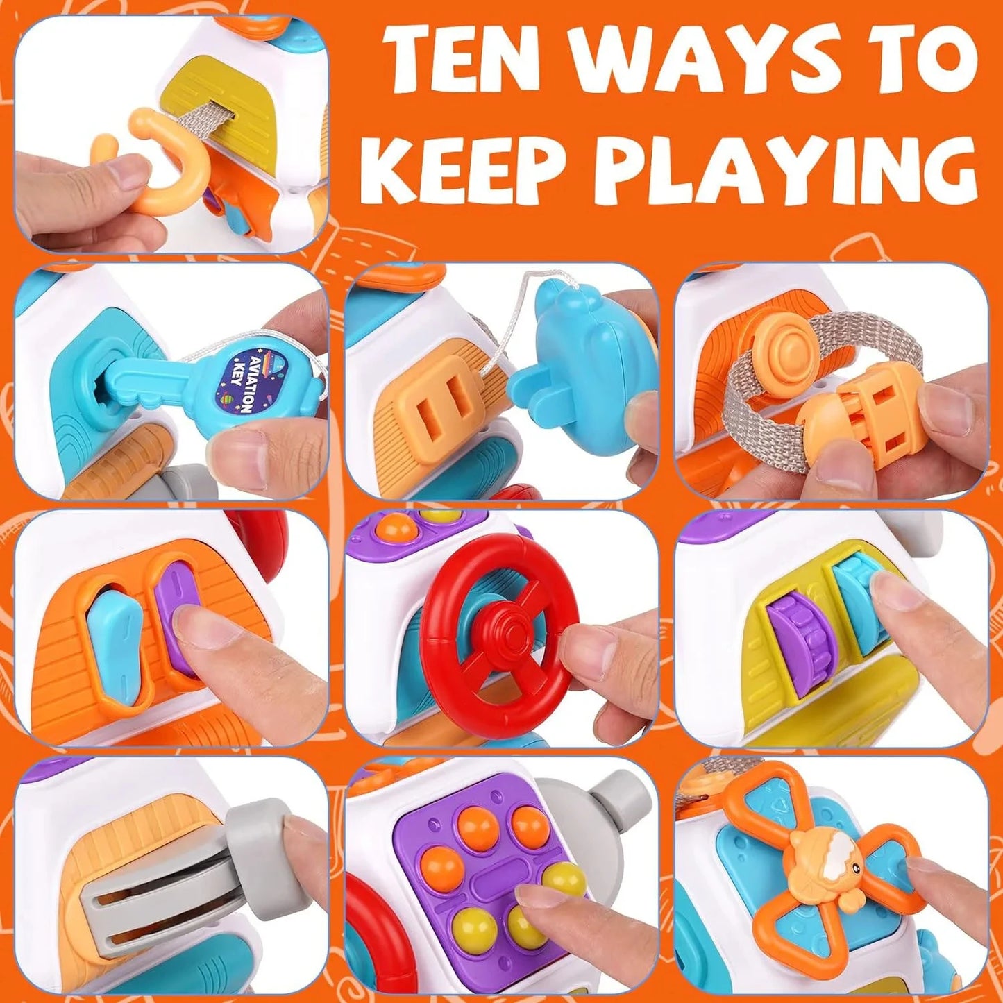 Montessori Busy Cube Toy