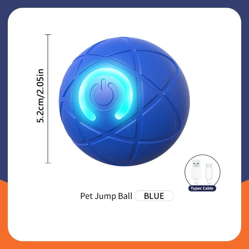 Smart Interactive Dog Ball – USB Rechargeable Automatic Moving Toy for Puppies and Cats" - Big Cart Sky