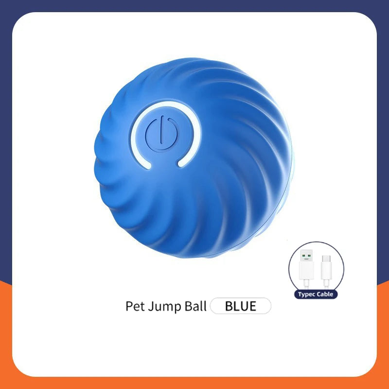 Smart Interactive Dog Ball – USB Rechargeable Automatic Moving Toy for Puppies and Cats" - Big Cart Sky