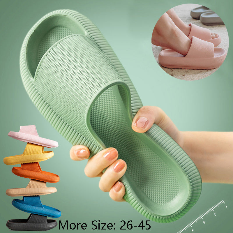 26-45 Size Hot EVA Shoes For Women Slippers Soft Soles Summer Bathroom Slippers - Big Cart Sky