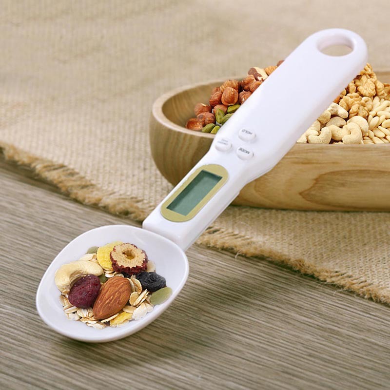 LCD Digital Kitchen Scale Electronic Cooking Food Weight Measuring Spoon Grams Coffee Tea Sugar Spoon Scale Kitchen Tools - Big Cart Sky