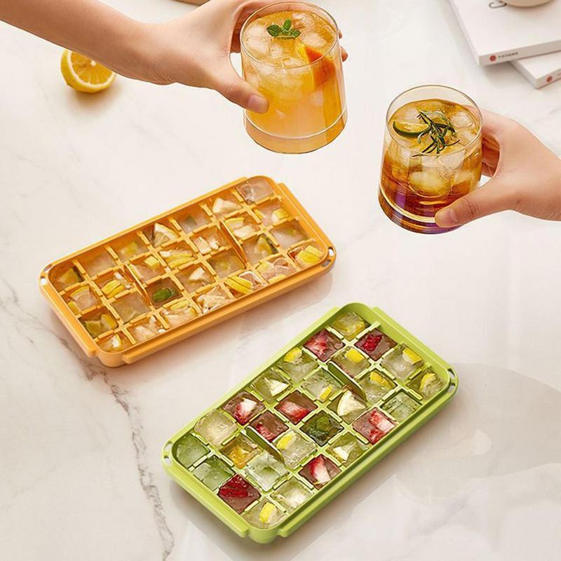 28 56 Grids Reusable Ice Mold Ice Cubes Tray DIY Moulds Ice Cubes Maker Release Homemade Ice Cubes Tray Mold Home Ice Making Tool - Big Cart Sky