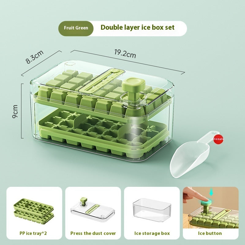 28 56 Grids Reusable Ice Mold Ice Cubes Tray DIY Moulds Ice Cubes Maker Release Homemade Ice Cubes Tray Mold Home Ice Making Tool - Big Cart Sky