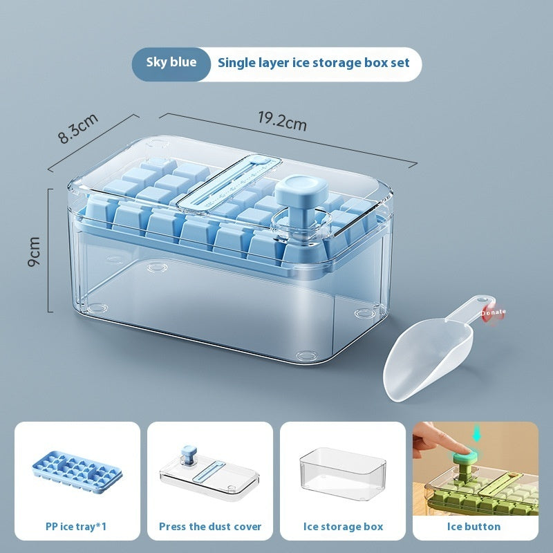 28 56 Grids Reusable Ice Mold Ice Cubes Tray DIY Moulds Ice Cubes Maker Release Homemade Ice Cubes Tray Mold Home Ice Making Tool - Big Cart Sky
