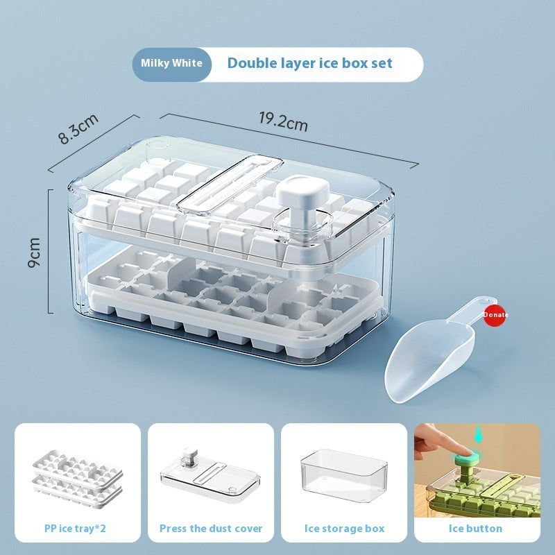 28 56 Grids Reusable Ice Mold Ice Cubes Tray DIY Moulds Ice Cubes Maker Release Homemade Ice Cubes Tray Mold Home Ice Making Tool - Big Cart Sky