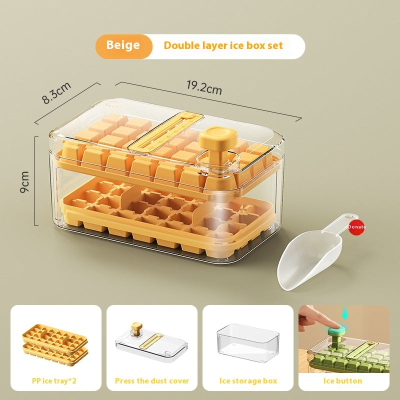 28 56 Grids Reusable Ice Mold Ice Cubes Tray DIY Moulds Ice Cubes Maker Release Homemade Ice Cubes Tray Mold Home Ice Making Tool - Big Cart Sky