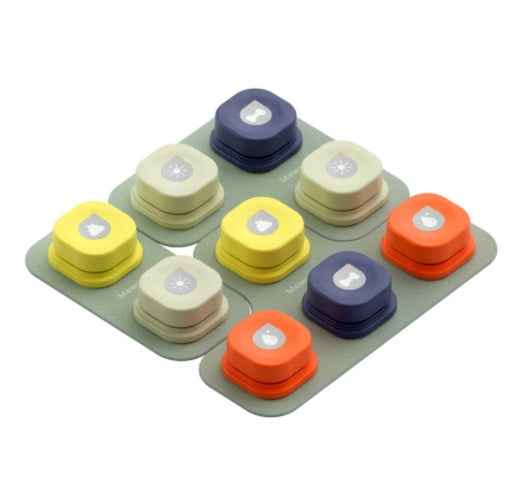 4 Colors Pet Communication Button One-click Prevent Physical Inactivity Recordable Dog Talking Button Toy Cat Toy Pet Products - Big Cart Sky