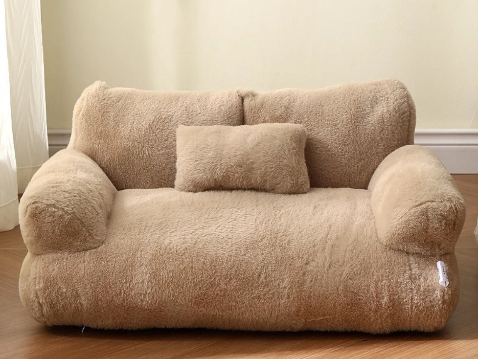 Luxury Cat Bed Sofa Winter Warm Cat Nest Pet Bed For Small Medium Dogs Cats Comfortable Plush Puppy Bed Pet Supplies - Big Cart Sky