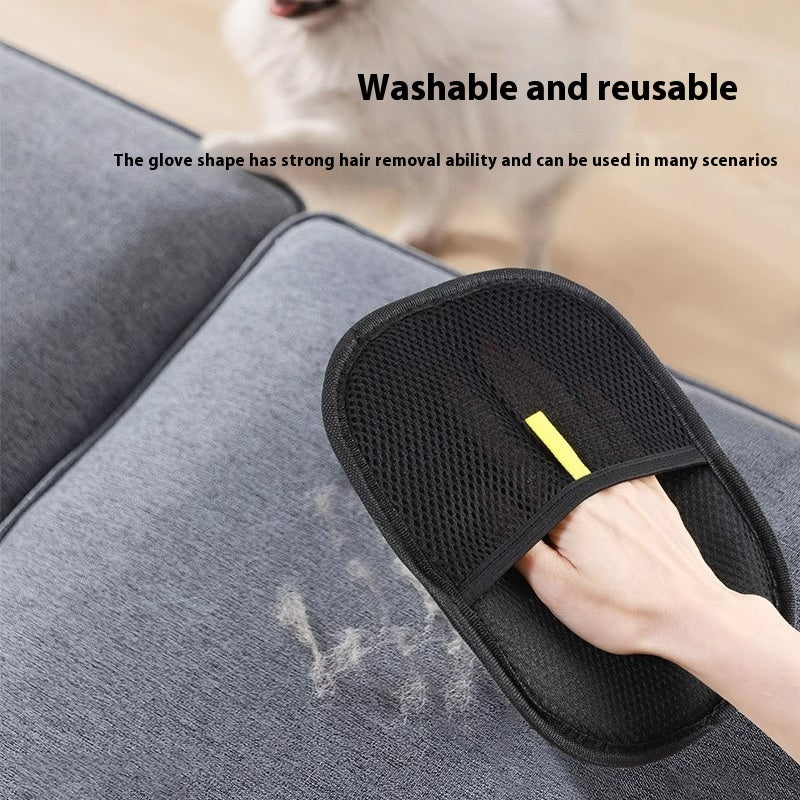Pet Hair Remover Mitt Pet Hair Remover Gloves Deshedding Brush Glove For Dog Cat Rabbit With Long Short Curly Hair - Big Cart Sky