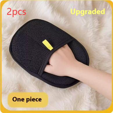 Pet Hair Remover Mitt Pet Hair Remover Gloves Deshedding Brush Glove For Dog Cat Rabbit With Long Short Curly Hair - Big Cart Sky