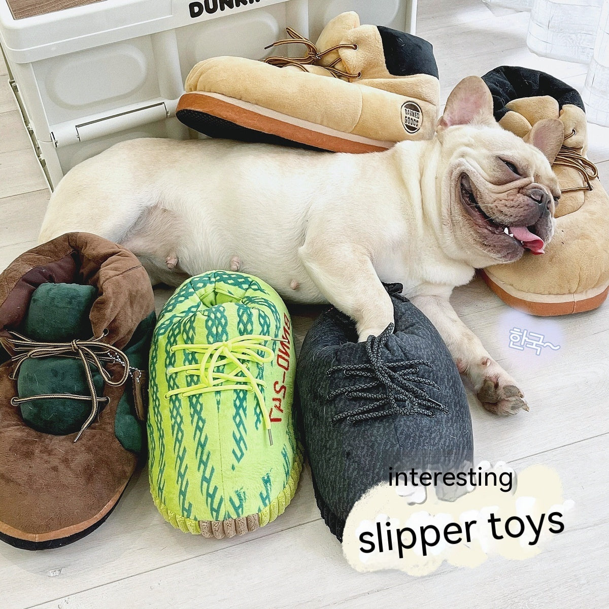 Shoes Big Dog Plush Toy Cat Pillow - Big Cart Sky