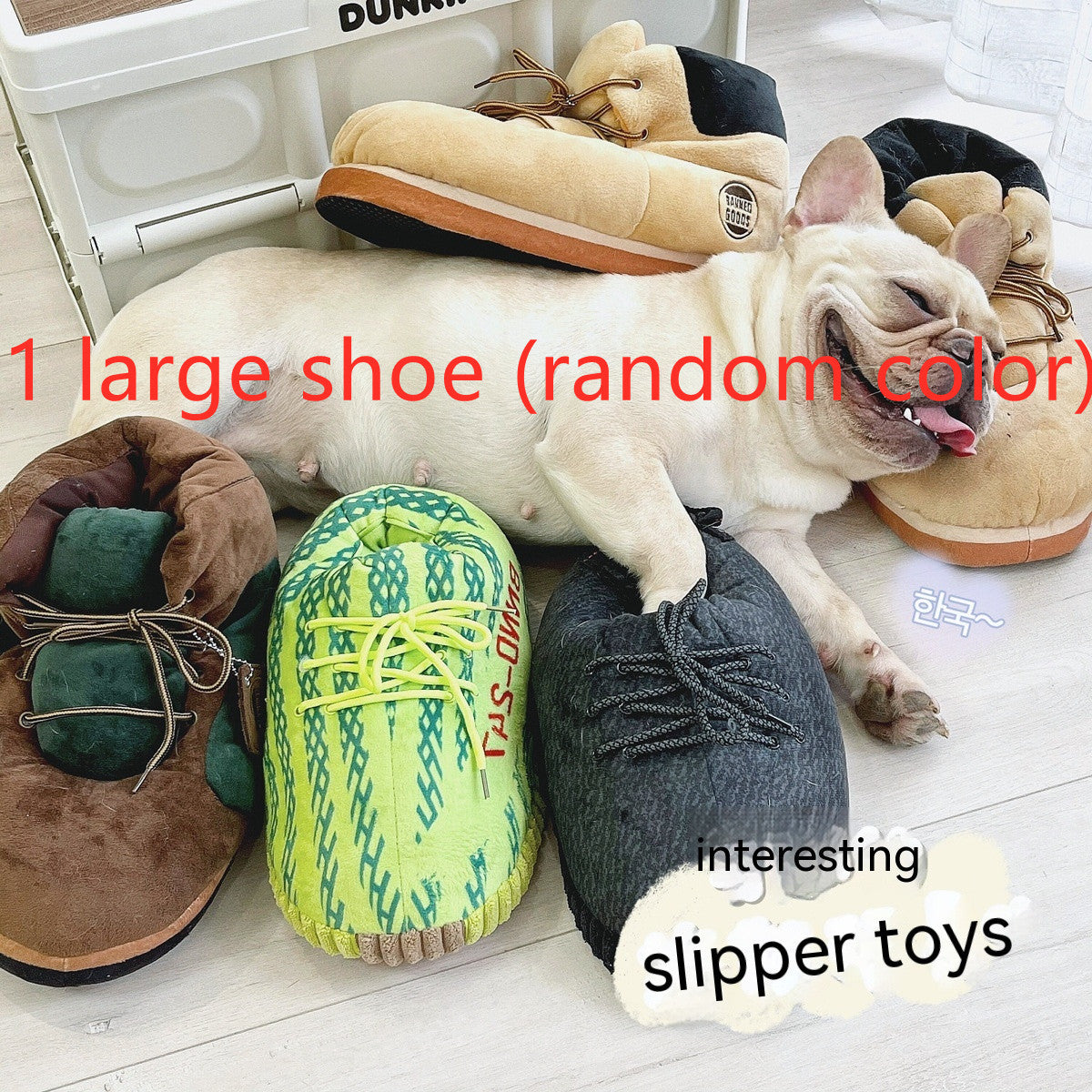 Shoes Big Dog Plush Toy Cat Pillow - Big Cart Sky