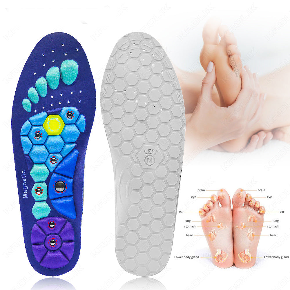 Medical Magnetic Insole Therapy Sports Insoles Orthopedic Insoles Massage Foot Weight Loss Slimming Acupressure Anti-fatigue Health Care Shoe Pads - Big Cart Sky