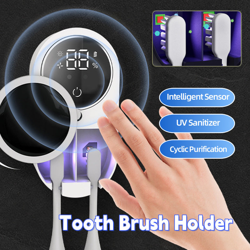 Tooth Brush Holder Sanitizer Uv Toothbrush Sanitizer Toothpaste Accessories Portable Toothbrush Sterilizer Portable Disinfectant - Big Cart Sky
