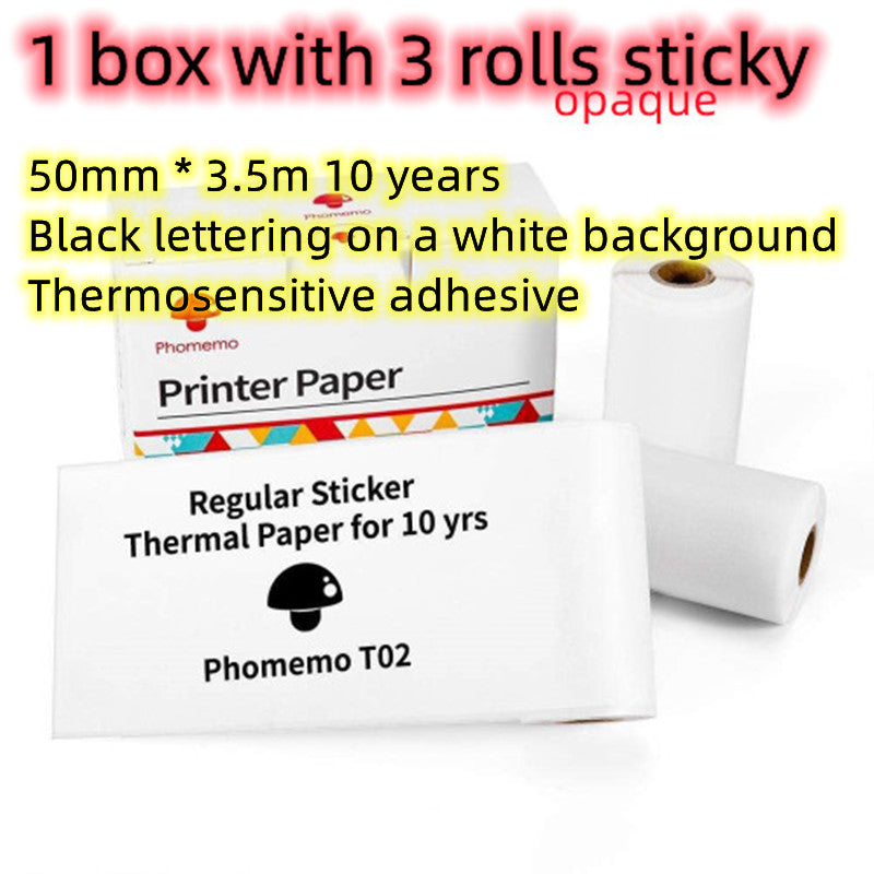 Portable Mini Thermal Label Printer Home Photo Printer Student Wrong Question Printer Bluetooth-compatible Mini Label Printer Price Tag - Big Cart Sky