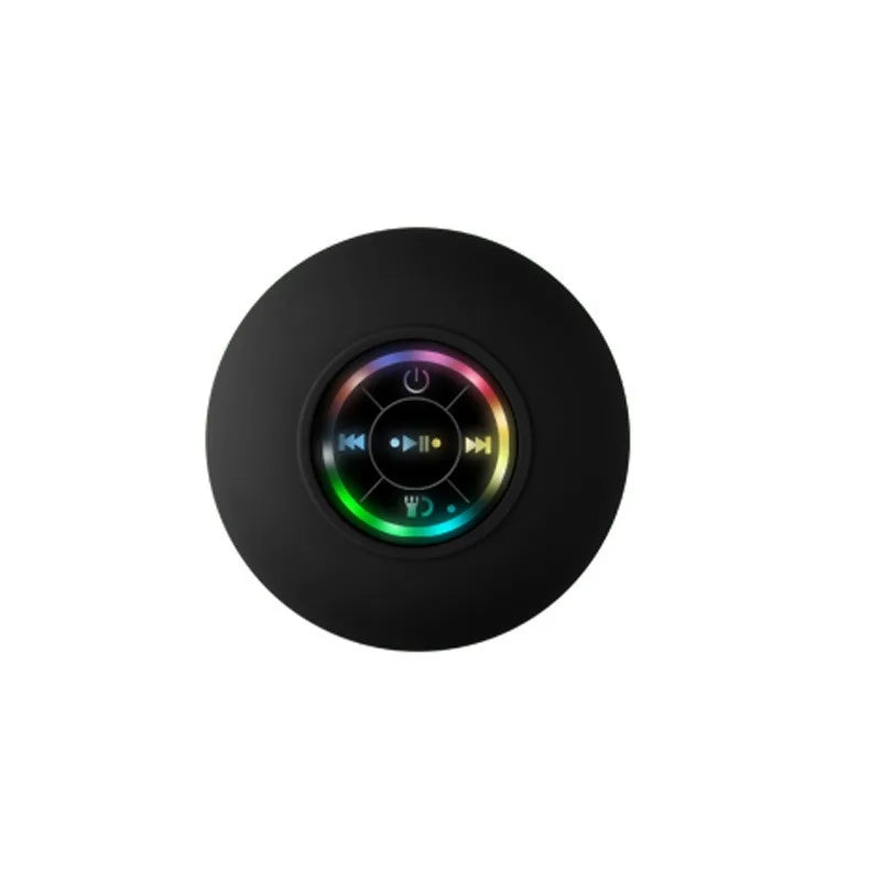Portable Wireless Bluetooth Speaker – LED IPX4 Waterproof Mini Stereo Sound Box with Large Suction Cup - Big Cart Sky
