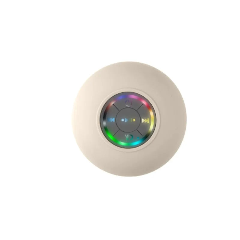 Portable Wireless Bluetooth Speaker – LED IPX4 Waterproof Mini Stereo Sound Box with Large Suction Cup - Big Cart Sky