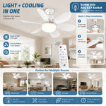 Dimmable LED Ceiling Fan Light