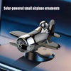 Solar Powered Rotating Airplane Dashboard Ornament