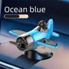 Solar Powered Rotating Airplane Dashboard Ornament